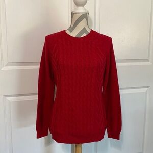 Laura Scott Medium Sparkly Red Sweater